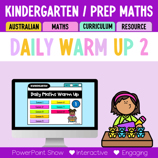 Kindergarten/Prep Australian | Math Daily Review | Warm-Up 2 - Warm Up | Revision