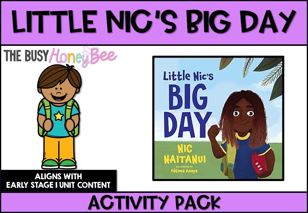 Little Nic's Big Day Activity Pack - Activity Pack