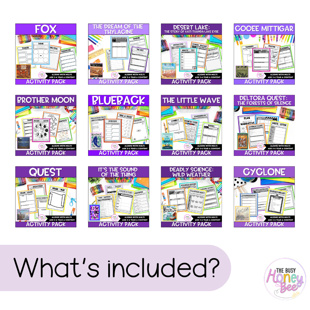 Multi Age 3-6 Year A English Activity Pack ULTIMATE Mega Bundle -