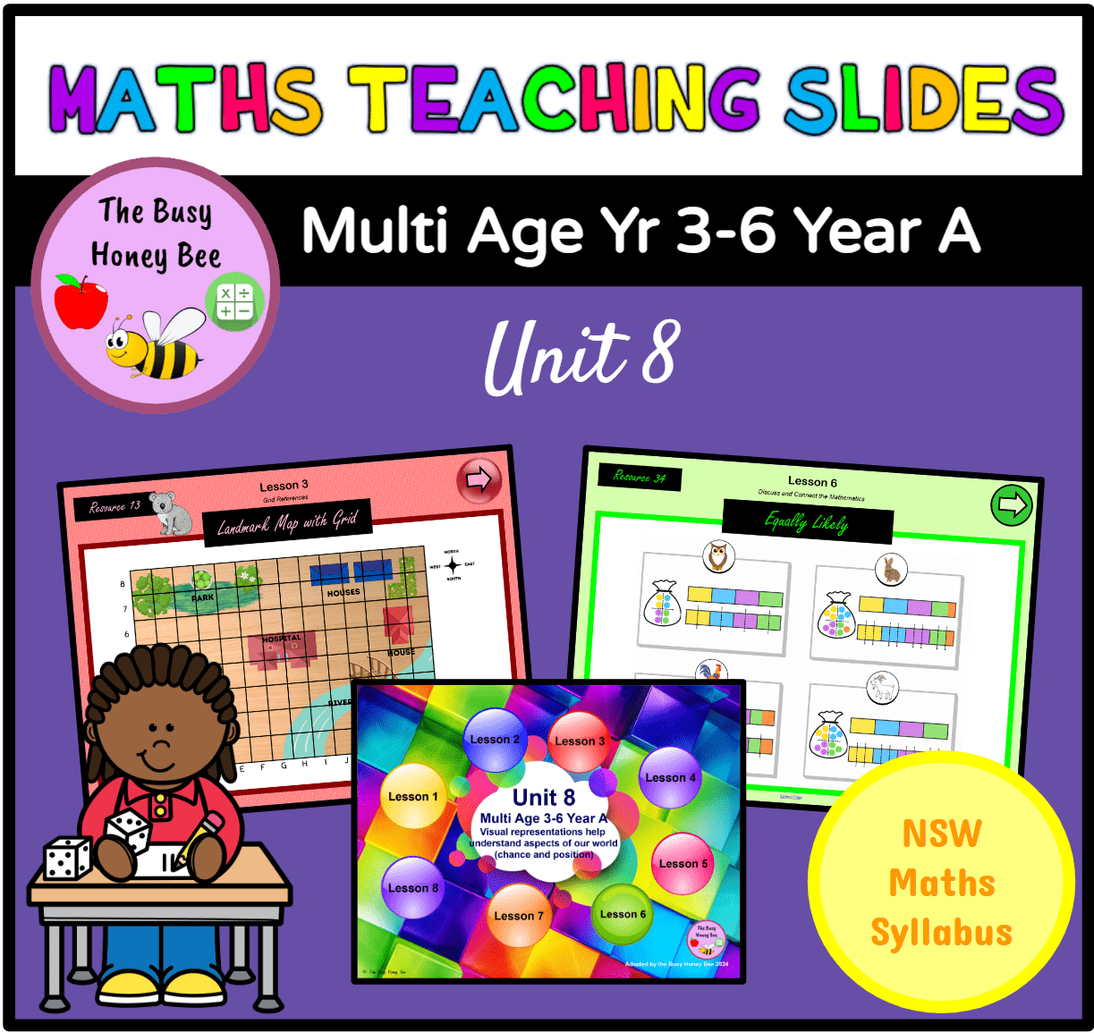 Multi Age 3-6 Year A Term 2 Maths Teaching Slides Mega Bundle - Teaching Slides