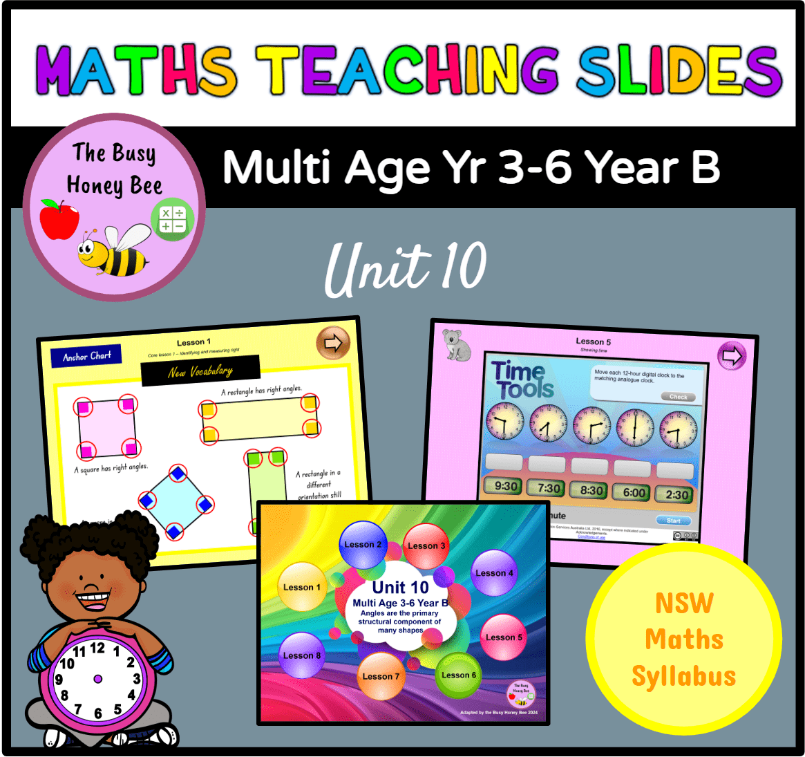Multi Age 3-6 Year B Term 2 Maths Teaching Slides Mega Bundle - Teaching Slides