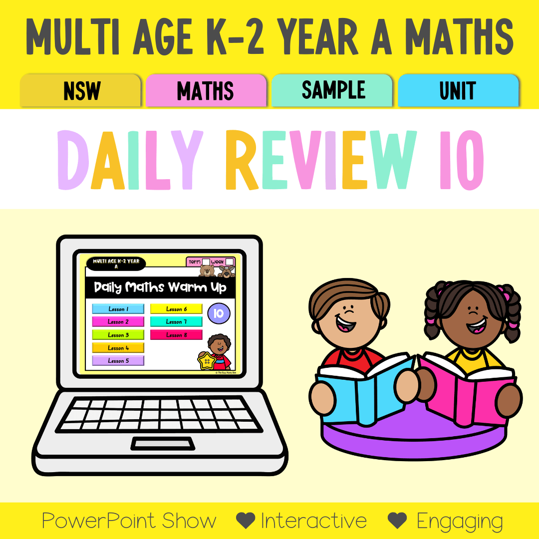 Multi Age K-2 Year A Australian | NSW Maths Daily Review | Warm-Up Unit 10 - Warm Up | Revision