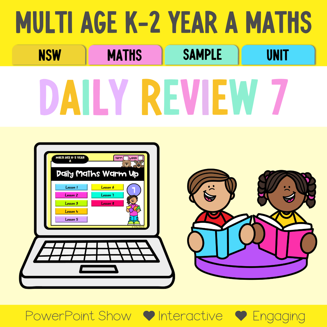 Multi Age K-2 Year A Australian | NSW Maths Daily Review | Warm-Up Unit 7 - Warm Up | Revision