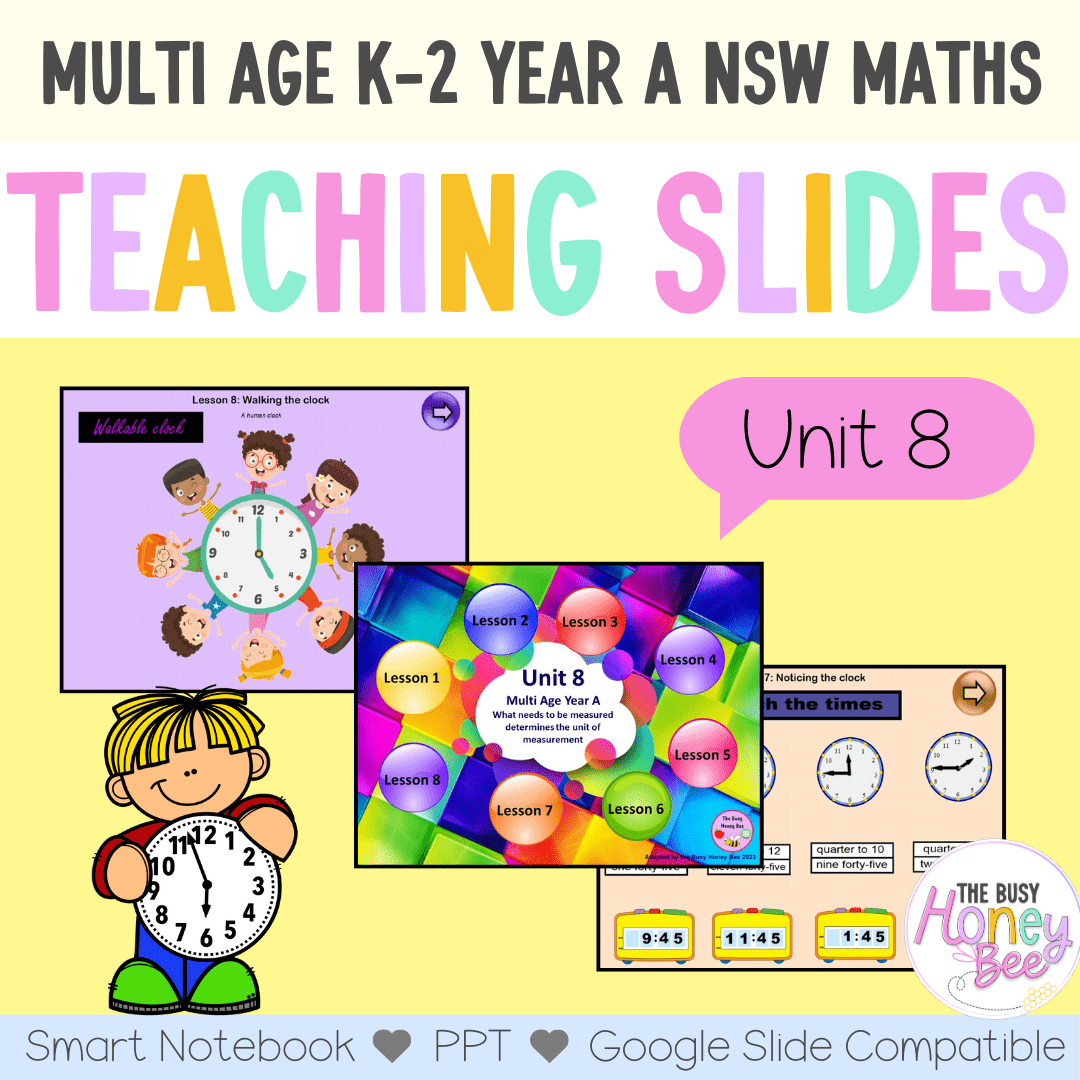 Multi Age K-2 Year A Term 2 Maths Teaching Slides Mega Bundle - Teaching Slides