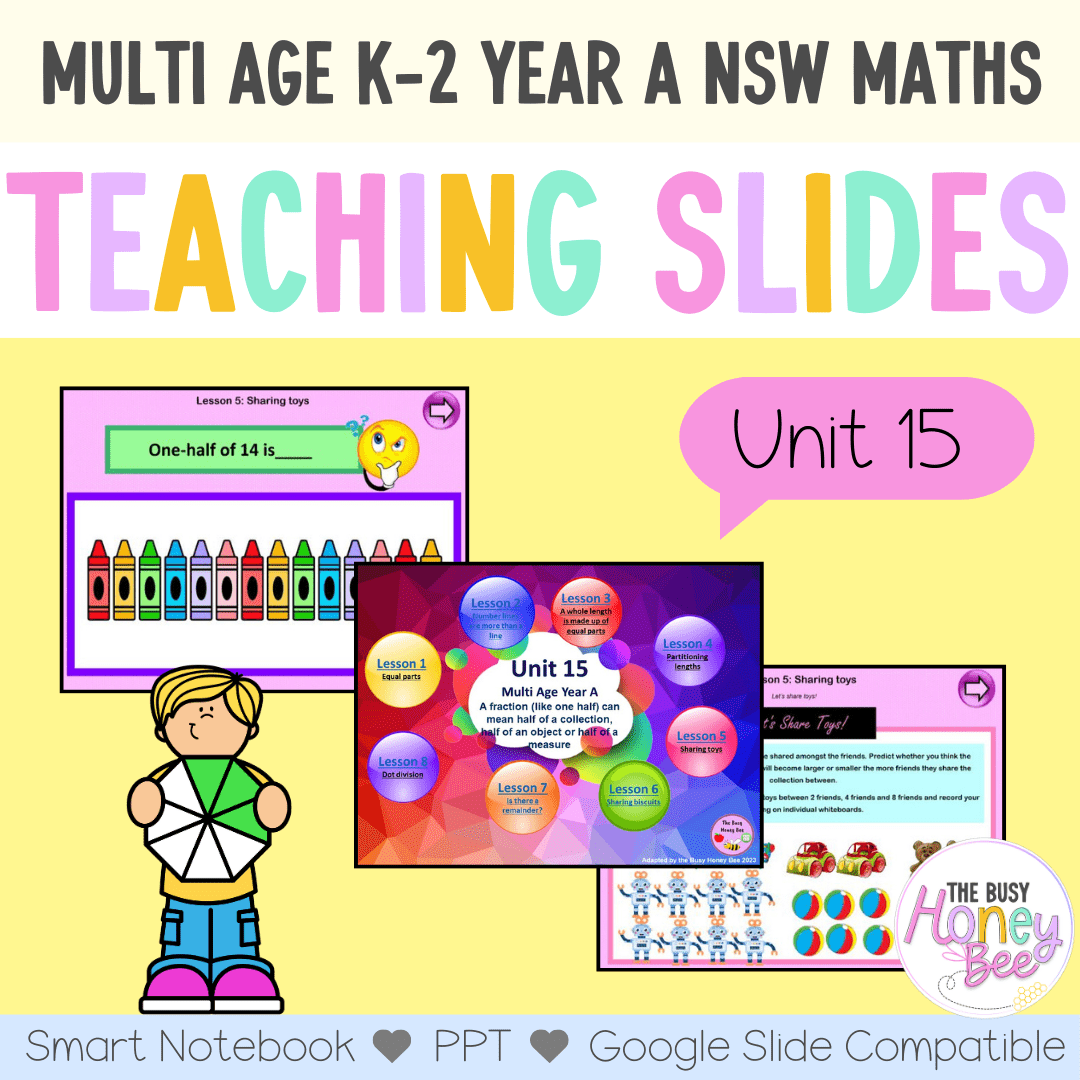Multi Age K-2 Year A Term 3 Maths Teaching Slides Mega Bundle - Teaching Slides