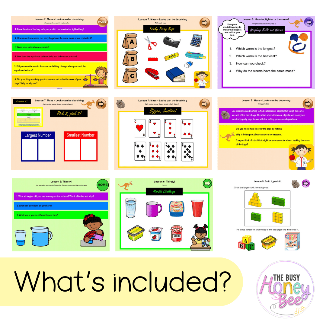 Multi Age K-2 Year A Term 3 Maths Teaching Slides Mega Bundle - Teaching Slides