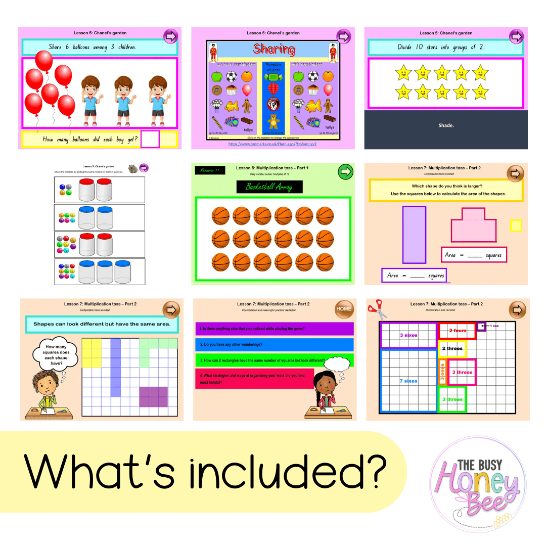 Multi Age K-2 Year A Term 3 Maths Teaching Slides Mega Bundle - Teaching Slides