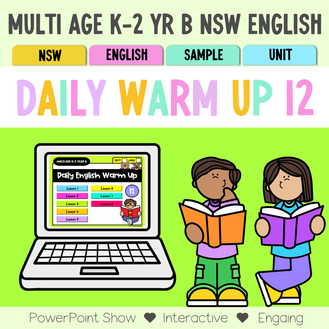 Multi Age K-2 Year B Australian | NSW English Daily Review | Warm-Up Unit 12 - Warm Up | Revision