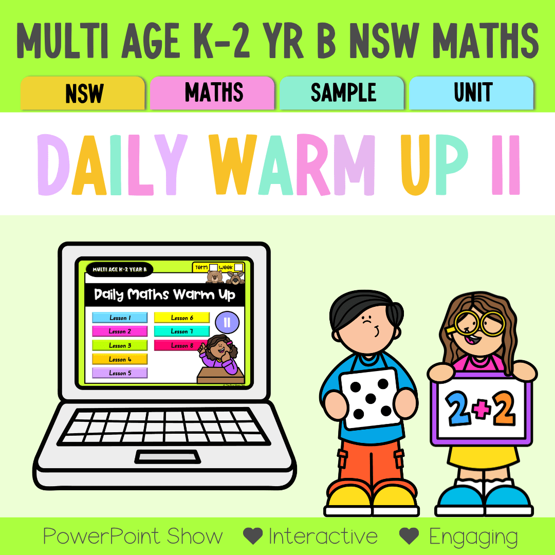 Multi Age K-2 Year B Australian | NSW Maths Daily Review | Warm-Up Unit 11 - Warm Up | Revision