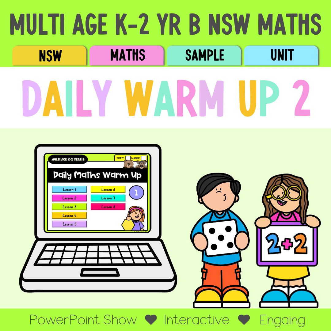 Multi Age K-2 Year B Australian | NSW Maths Daily Review | Warm-Up Unit 2 - Warm Ups | Revision
