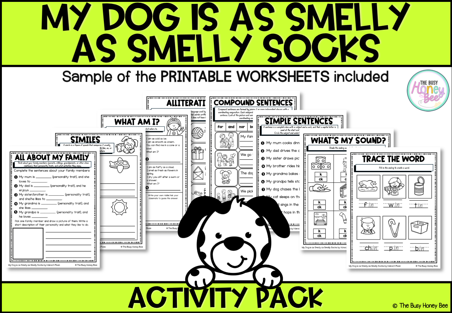My Dog is as Smelly as Smelly Socks Activity Pack - Activity Pack