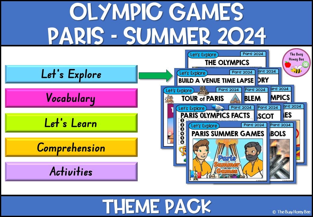 Olympics - Paris 2024 Theme Pack - Activity Pack