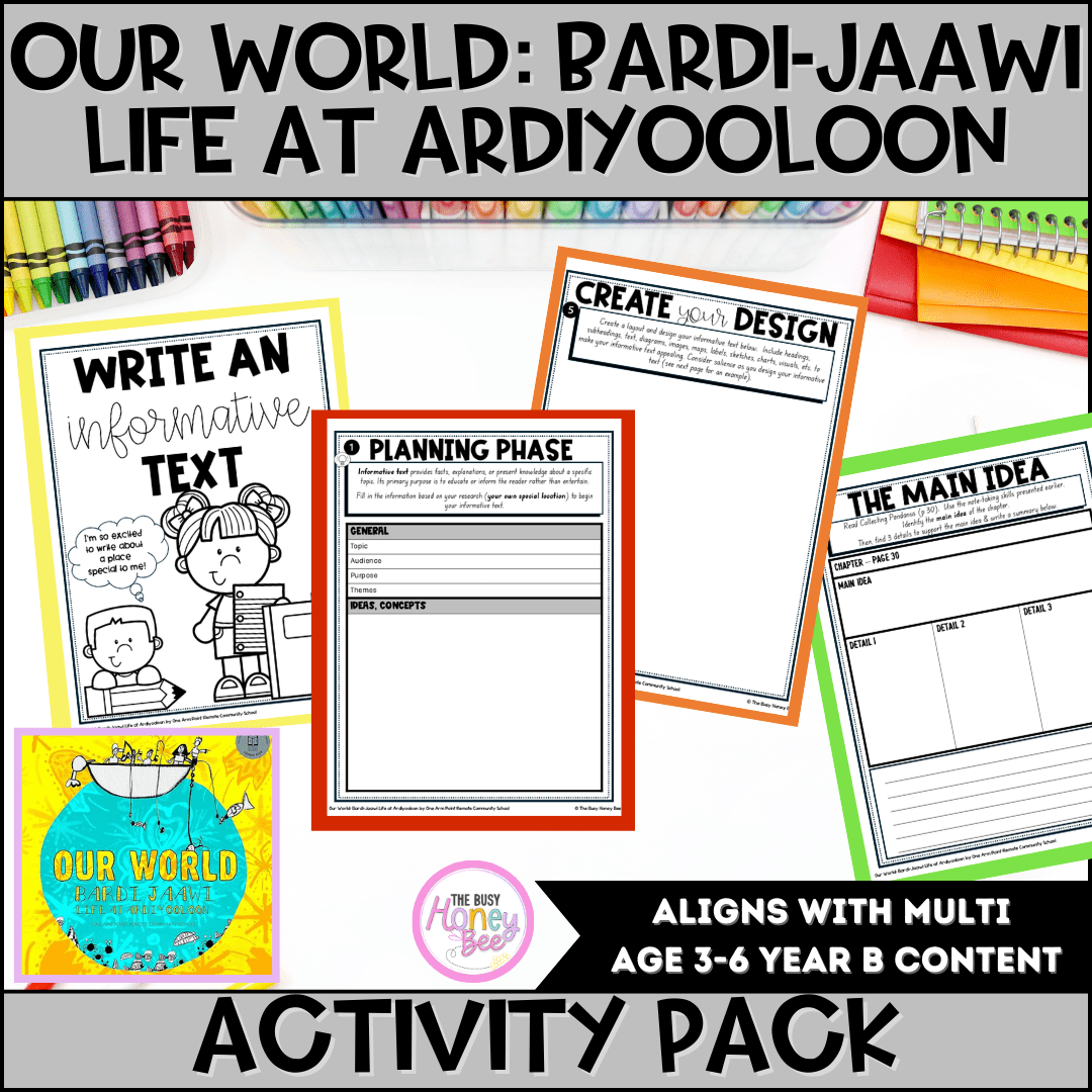 Our World: Bardi-Jaawi Life at Ardiyooloon Activity Pack - Activity Pack