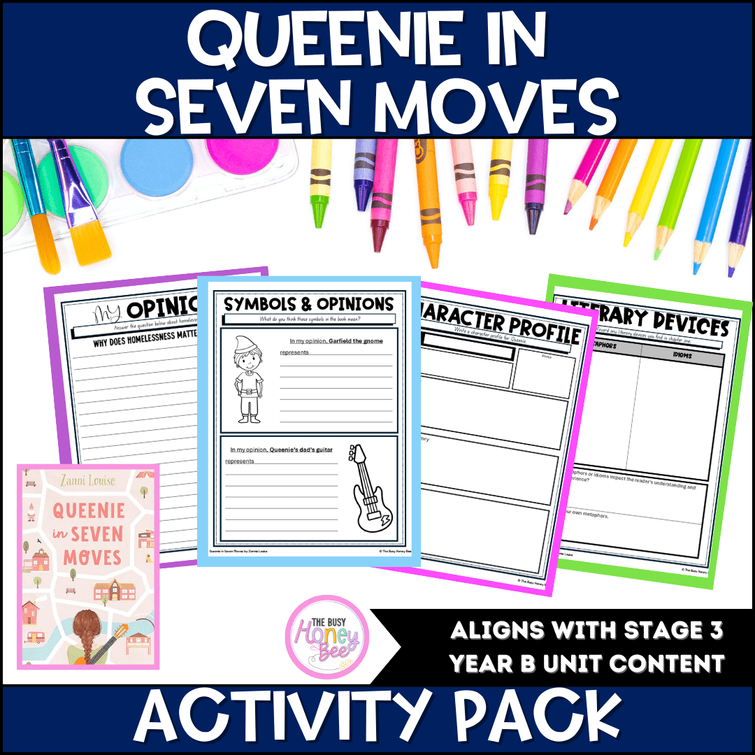 Queenie in Seven Moves Activity Pack – The Busy Honey Bee