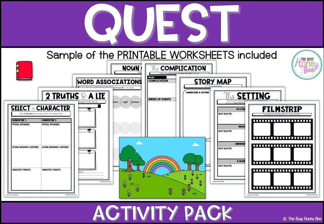Quest by Aaron Becker Activity Pack -
