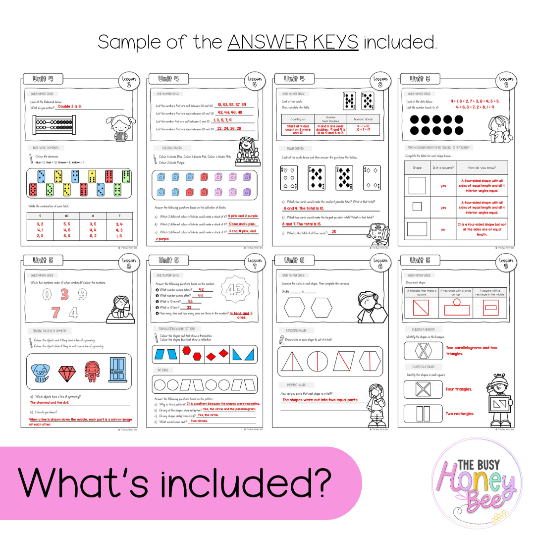 Stage 1 Year A NSW Maths Workbook Term 1 -