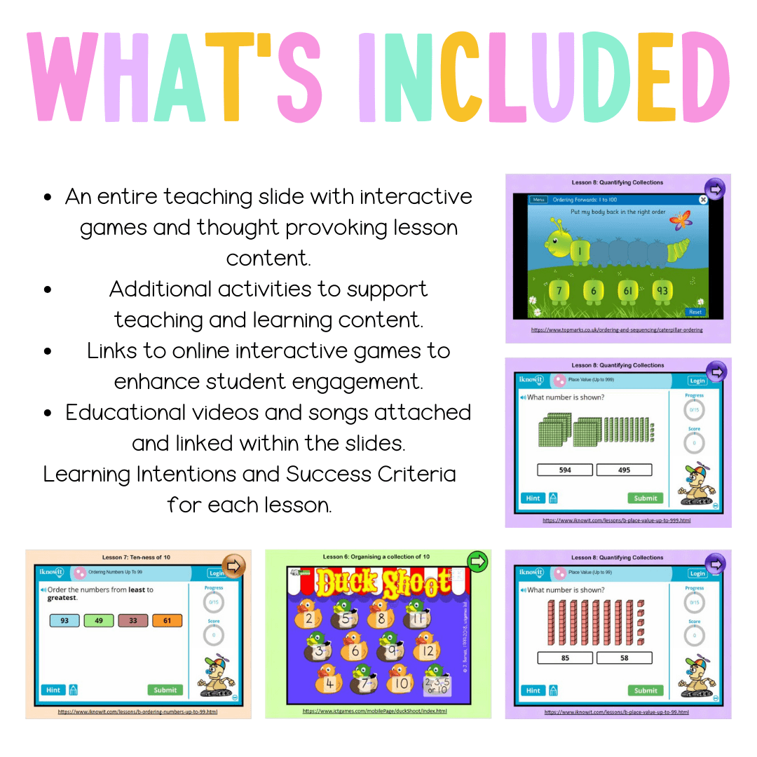Stage 1 Year B Unit 21 NSW Maths Teaching Slides - Teaching Slides