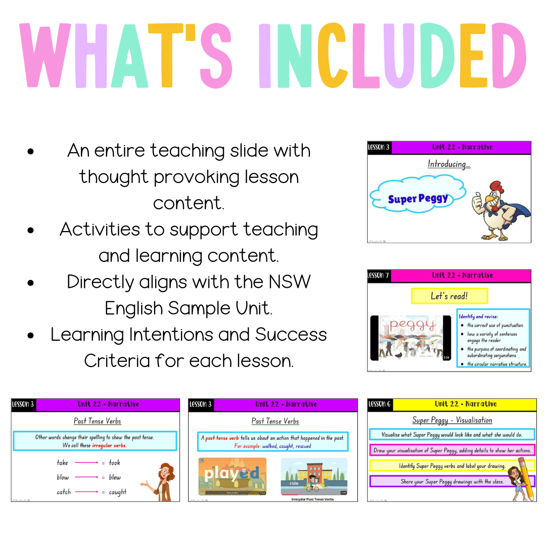 Stage 1 Year B Unit 22 NSW Narrative English Teaching Slides - Teaching Slides