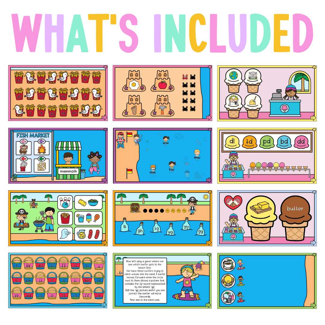 Stage 1 Year B - Year 2 Reading Pod 21 -  tt bb dd gg mm pp - Teaching Bundle