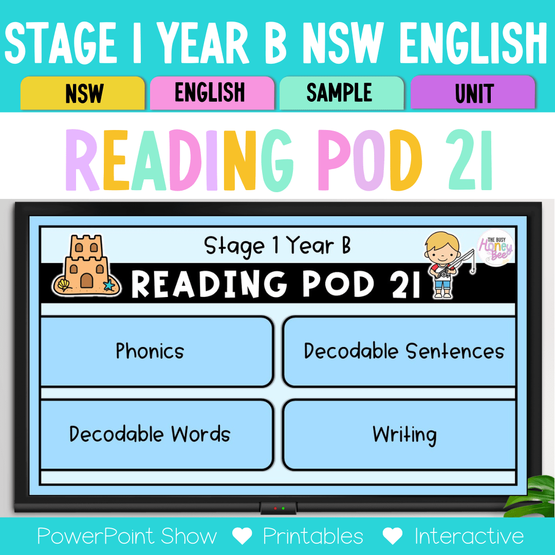 Stage 1 Year B - Year 2 Reading Pod 21 -  tt bb dd gg mm pp - Teaching Bundle