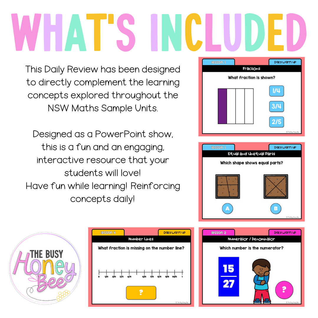 Stage 2 Year A Australian | NSW Math Daily Review | Warm-Up Unit 4 -