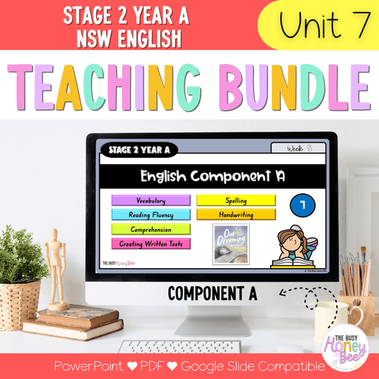 Stage 2 Year A NSW English Component A Teaching Bundle Unit 7 - Teaching Bundle