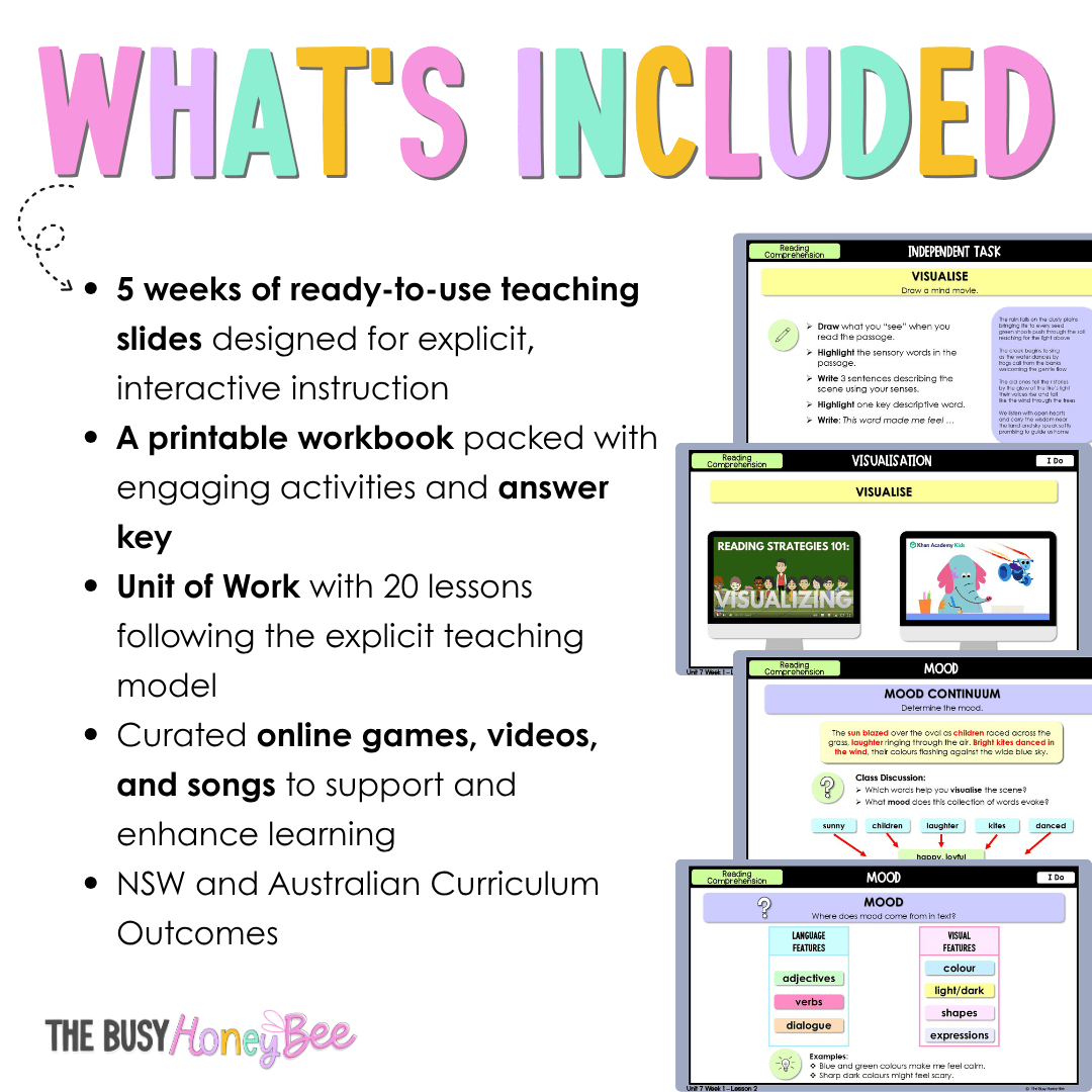 Stage 2 Year A Reading Comprehension Teaching Bundle Unit 7 - Teaching Bundle