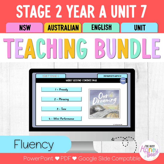 Stage 2 Year A Reading Fluency Teaching Bundle Unit 7 - Teaching Bundle
