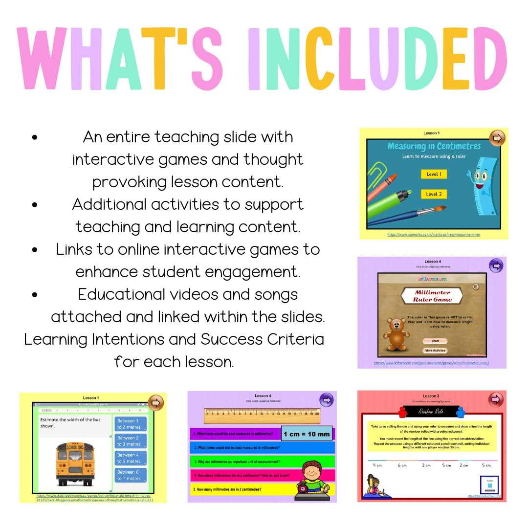 Stage 2 Year A Unit 3 NSW Maths Teaching Slides - Zip Folder: Smart Notebook, PowerPoint, Google Slide Compatible