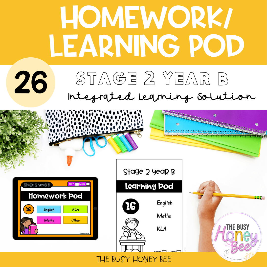 Stage 2 Year B Homework/Learning Pod 26 – The Busy Honey Bee