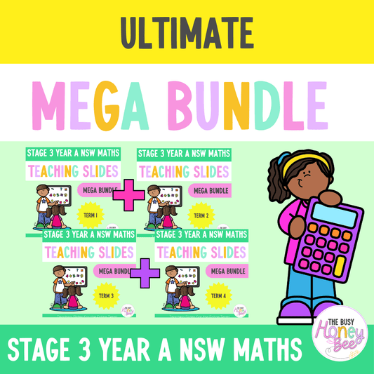 Stage 3 Year A Ultimate Maths Teaching Slides Mega Bundle - Teaching Slides