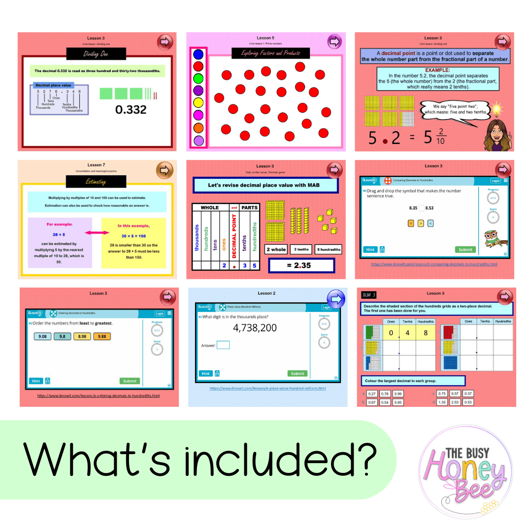 Stage 3 Year A Unit 1 NSW Maths Teaching Slides - Zip Folder: Smart Notebook, PowerPoint, Google Slide Compatible