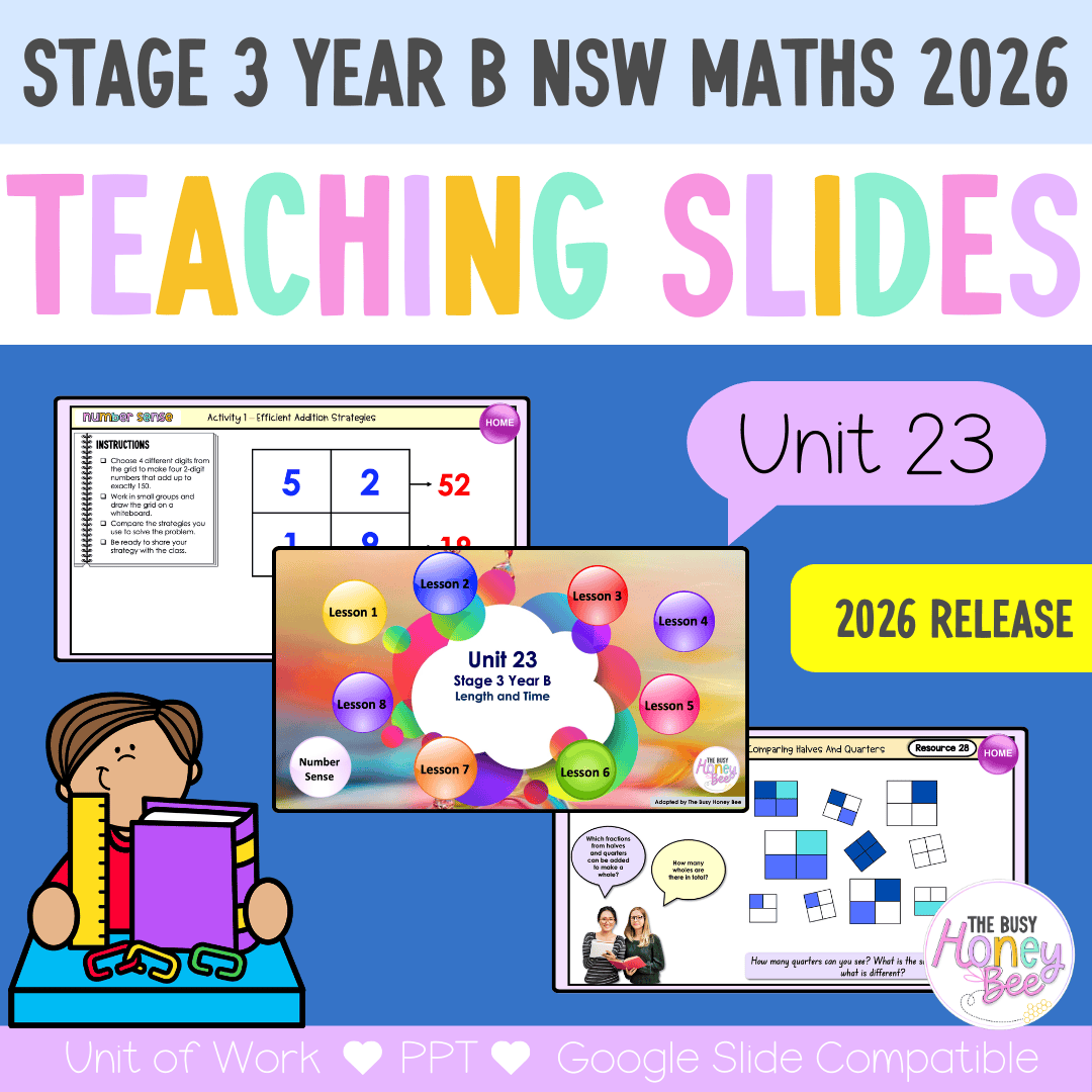 Stage 3 Year B NSW Maths Unit 23 Length and Time Teaching Slides 2026 ...