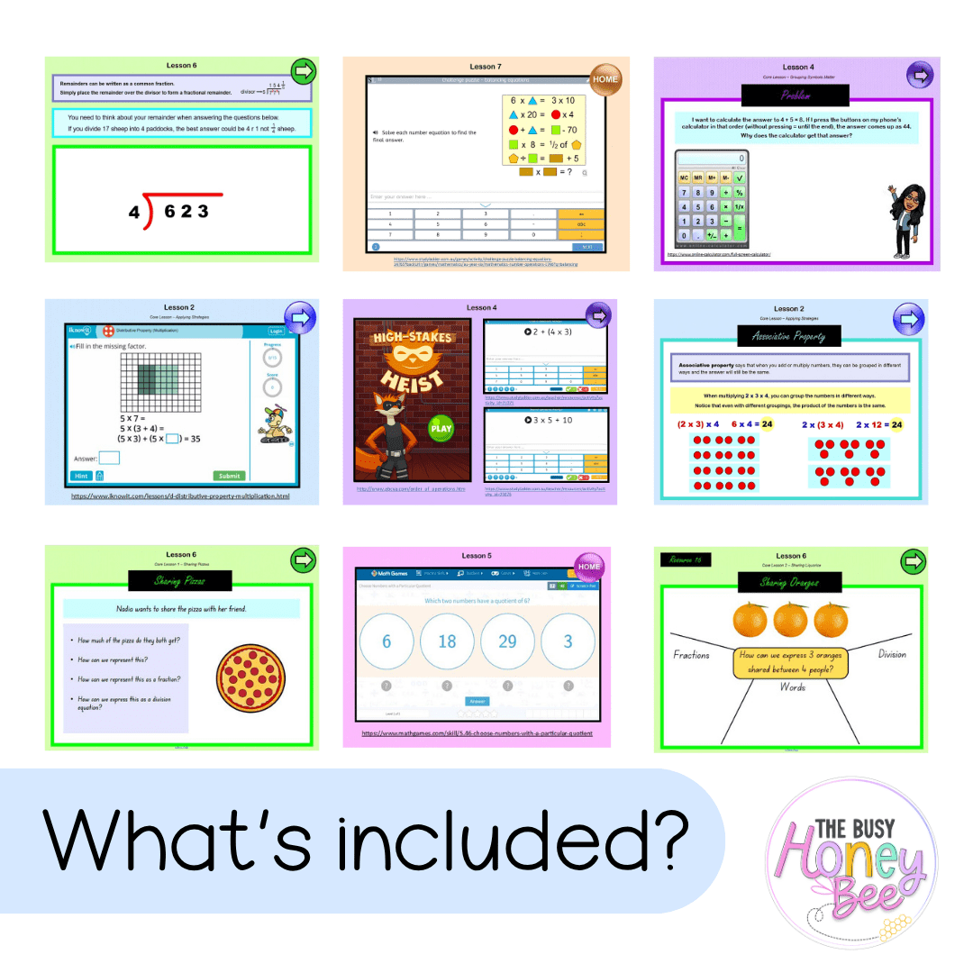 Stage 3 Year B Term 2 Maths Teaching Slides Mega Bundle - Teaching Slides