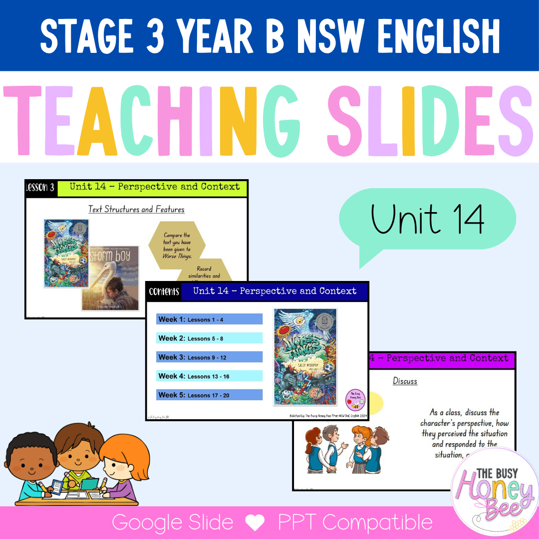 Stage 3 Year B Term 3 English Teaching Slides Mega Bundle - Teaching Slides
