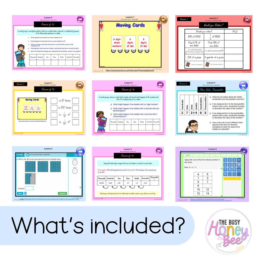 Stage 3 Year B Term 3 Maths Teaching Slides Mega Bundle - Teaching Slides
