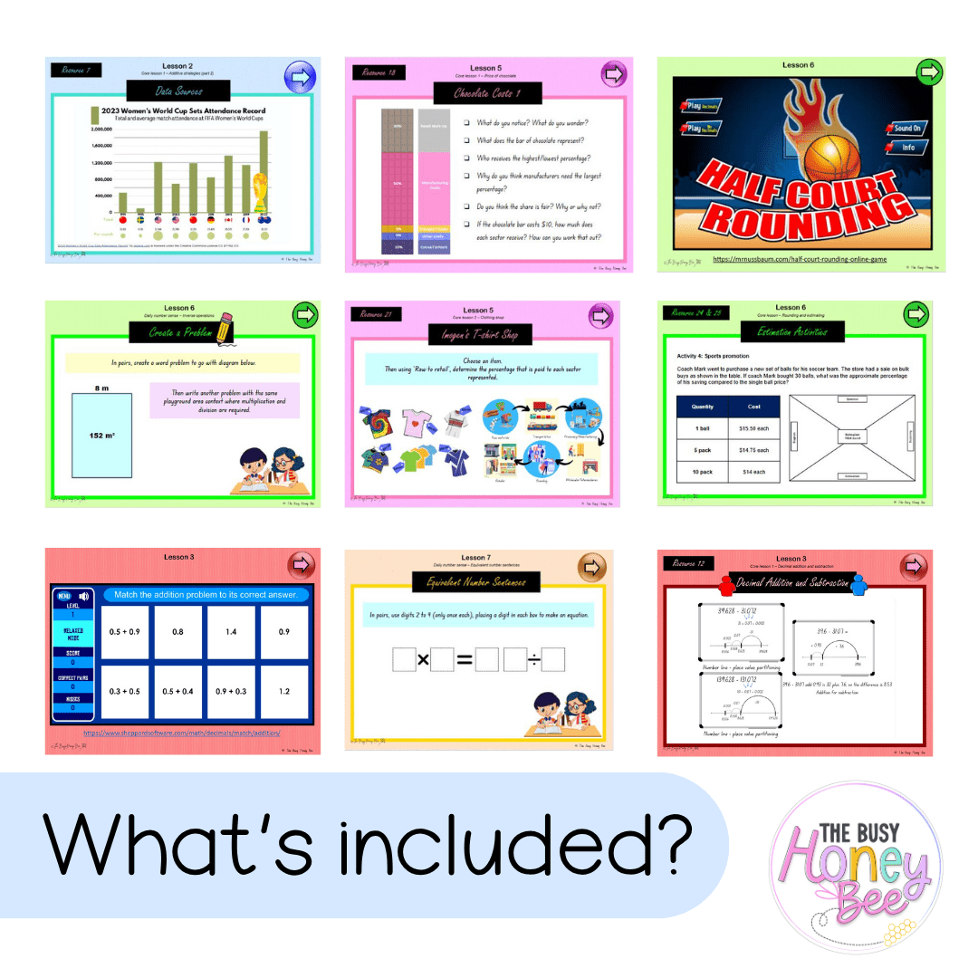 Stage 3 Year B Term 3 Maths Teaching Slides Mega Bundle - Teaching Slides