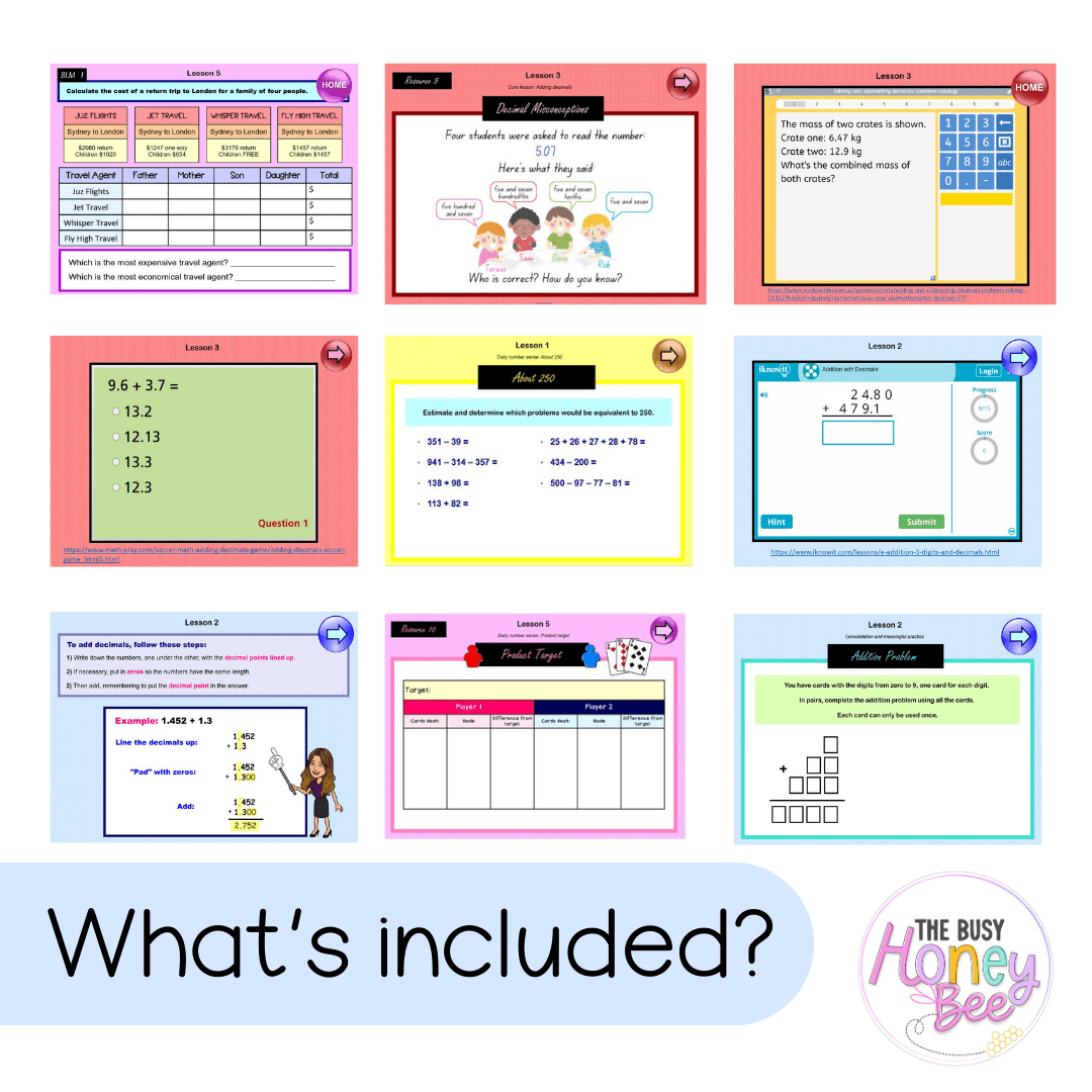 Stage 3 Year B Unit 22 NSW Maths Teaching Slides - Zip Folder: Smart Notebook, PowerPoint, Google Slide Compatible