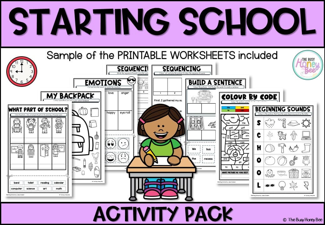 Starting School Activity Pack - Activity Pack