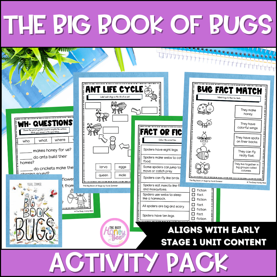 The Big Book of Bugs Activity Pack -