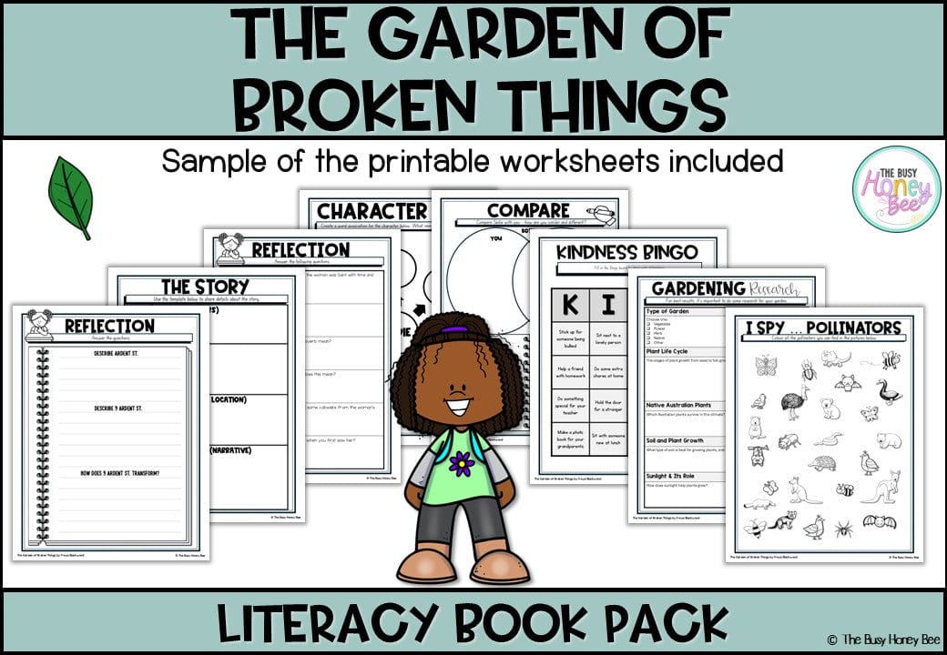 The Garden of Broken Things by Freya Blackwood - CBCA 2025 - Literacy Book Pack - Activity Pack