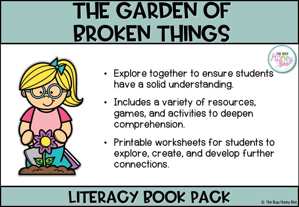 The Garden of Broken Things by Freya Blackwood - CBCA 2025 - Literacy Book Pack - Activity Pack