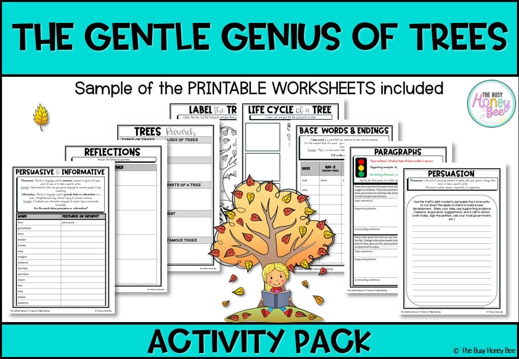 The Gentle Genius of Trees Activity Pack - Activity Pack