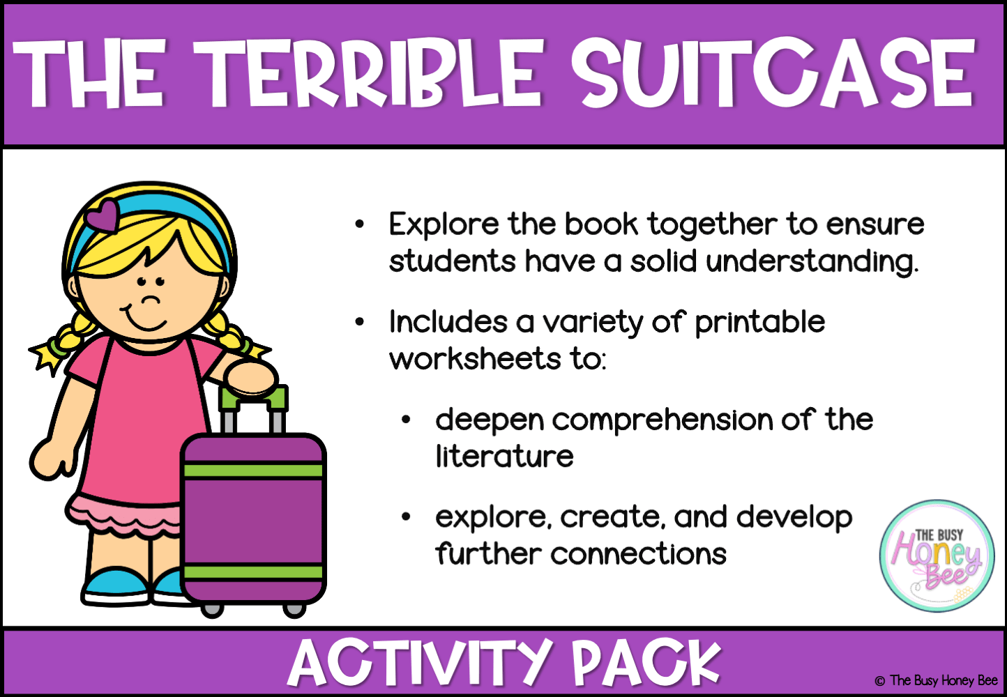 The Terrible Suitcase by Emma Allen Activity Pack - Activity Pack