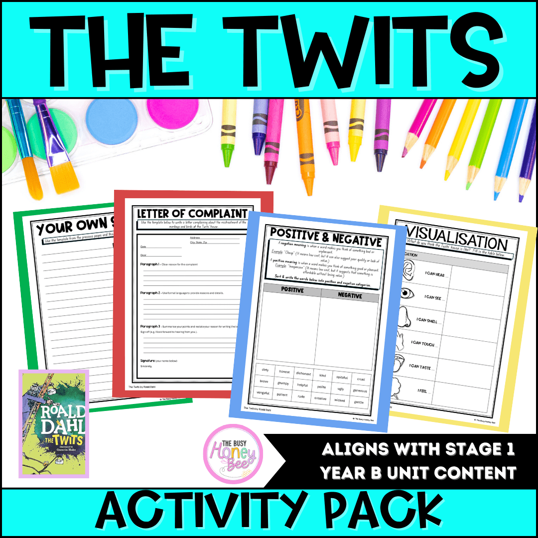 The Twits Activity Pack – The Busy Honey Bee