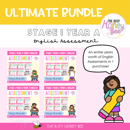 ULTIMATE Stage 1 Year A English Assessment Bundle - Assessment