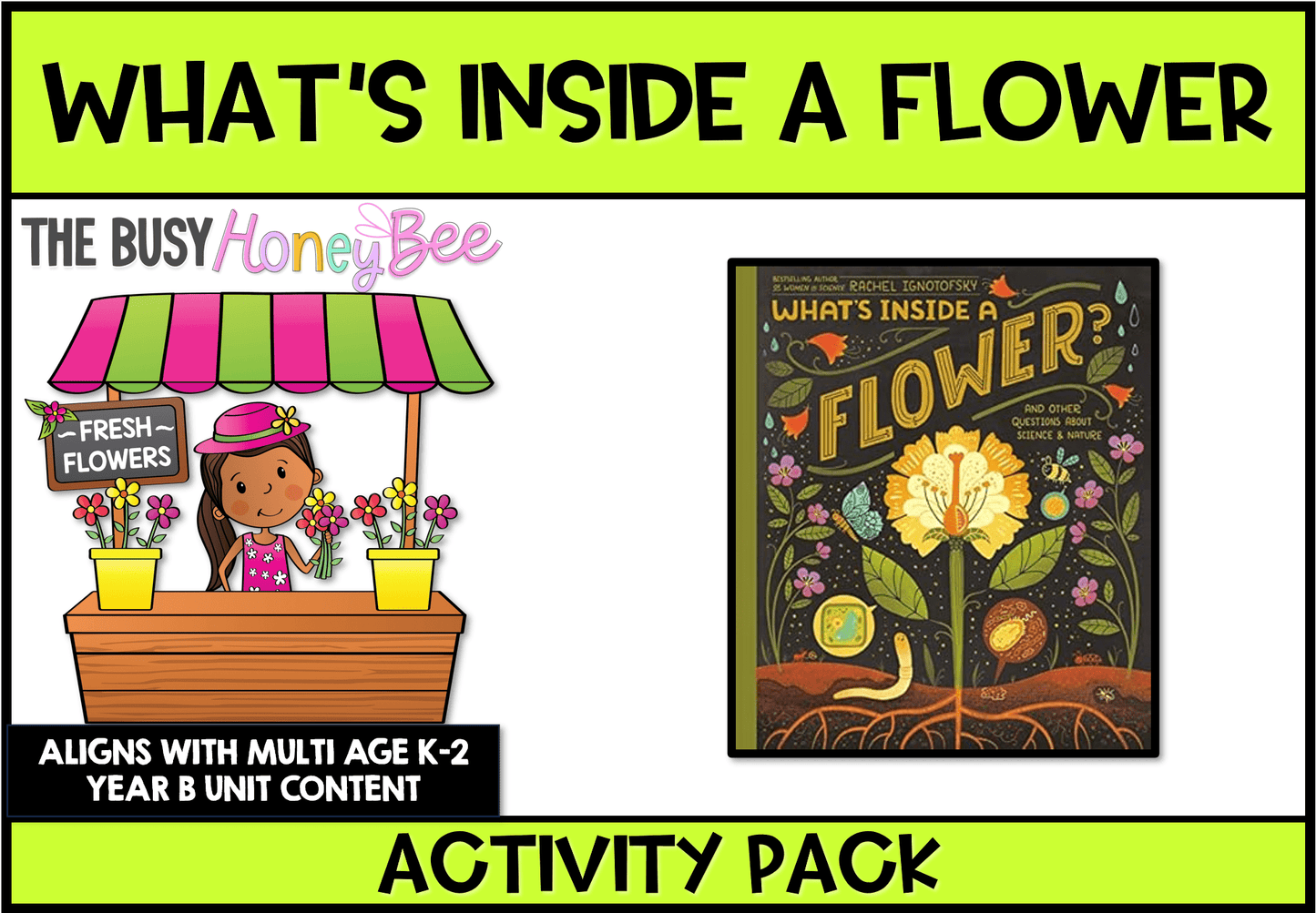 What's inside a Flower Activity Pack - Activity Pack