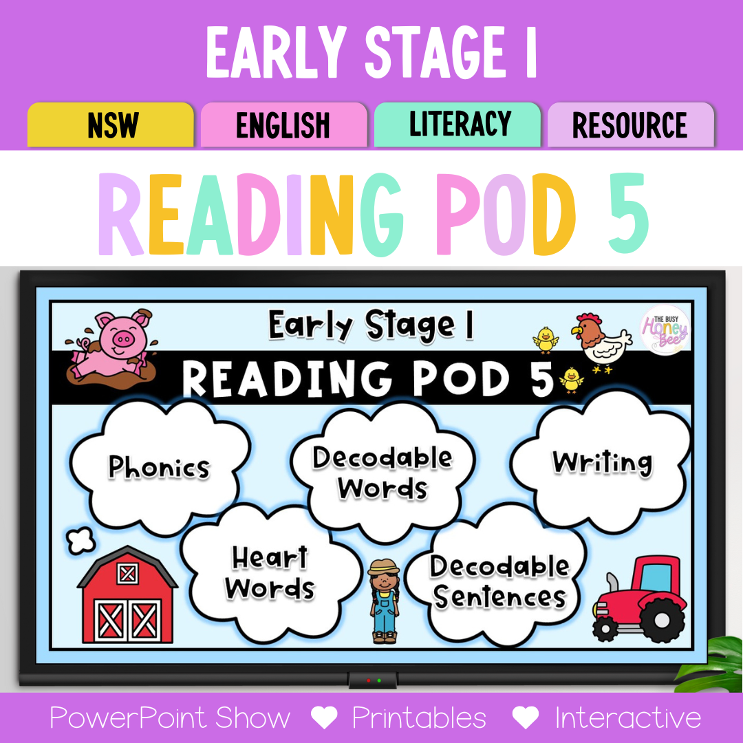 Early Stage 1 Reading Pod 5 - E, U, R