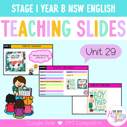 Stage 1 Year B Unit 29 Character English Teaching Slides