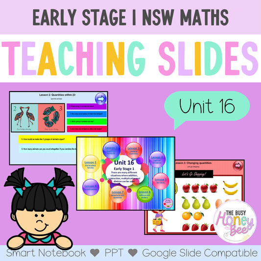 Early Stage 1 Unit 16 Maths Teaching Slides